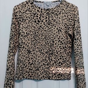 Gaze Animal Print top
